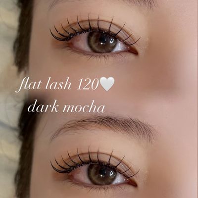 【flat lash120🎀】韓国風束感お仕上げ🤍