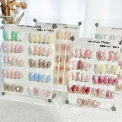 【他店オフ込】《hand》毎月更新♪定額simpleコース(アート2〜4本程度)