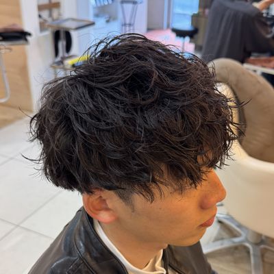 【メンズ】カット+パーマ【口コミ特典トリートメントあり】