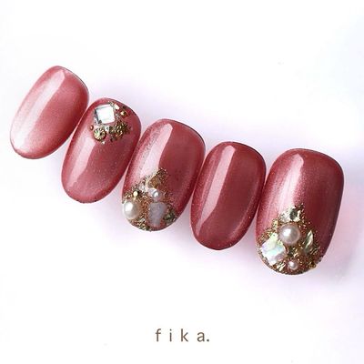 【ご新規様オフ無料】 HAND🌿ニュアンスアートコース(アート4〜6本)