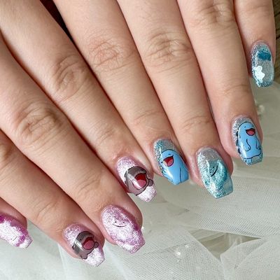 キャラクターネイル(デフォルメキャラ)