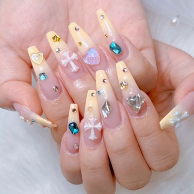 チップ長さ出し＋グラデーション