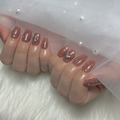 練習モデル🎀シンプルデザイン【ラメ・フラッシュ・先端ミラー】オフなし
