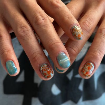 【4週以内再来】持ち込みデザインOK◎4本アートꔛ‬ෆ