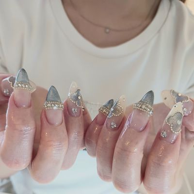 【ジェルスカルプ10本/10本持ち込みデザイン】ドライケア込み