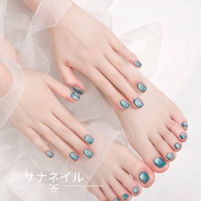 【Foot+Handセット】ワンカラー/フラッシュ/マグネットネイル¥10990