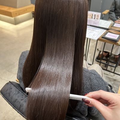 髪質改善カラー¥11,550→¥5500