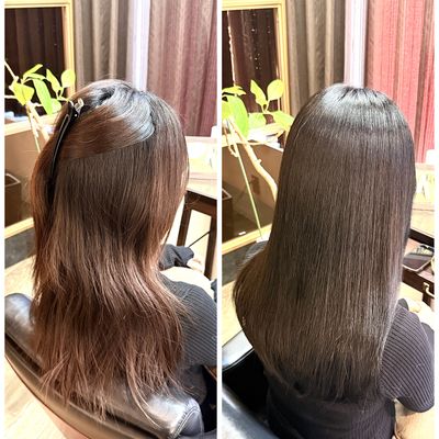髪ドラ髪質改善トリートメント➕カット¥12000