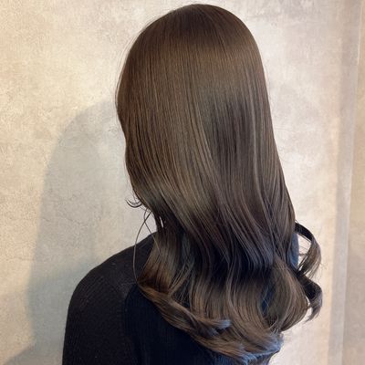 【全体染めて色味とツヤが復活】ケアカラー