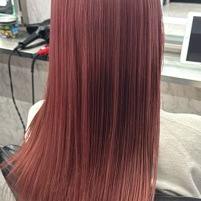 ブリーチ1回とカラートリートメント