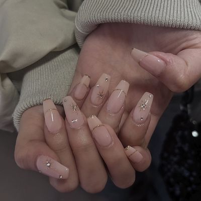 長さ出し5本までシンプルアート💅🤍