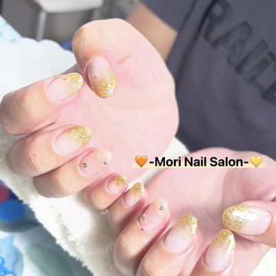 シンプルラメグラ(色替え2本可能、ソフトジェルオフ込み)