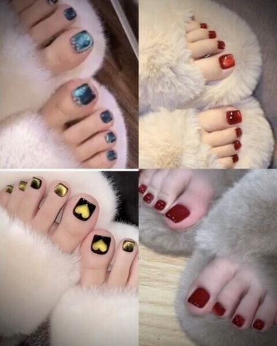 フット人気デザイン★マグネットorフラッシュジェルネイル¥5980