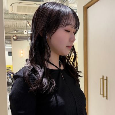 【大人気トリートメント付き】カット+透明感カラー+Aujua3stepトリートメ