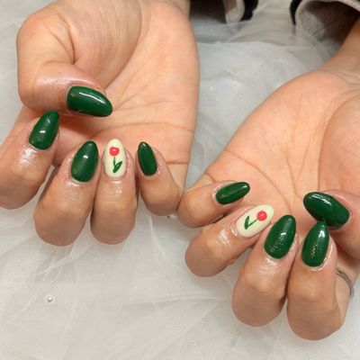 【上品美爪】ワンカラー＋アクセントカラー(オフは選択してね)