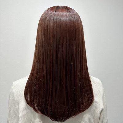 【最強艶カラー✌️💕】高濃度水素🍒髪質改善カラー💞×特許成分トステアトリートメント