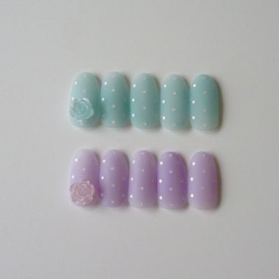 【オフなし】マットドットネイル