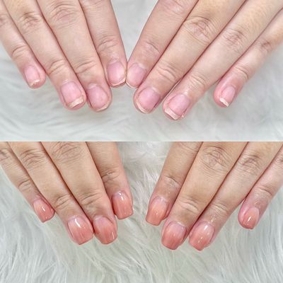 深爪矯正/深爪育成ショートスカルプ＋ワンカラー or グラデ（ケア含む）