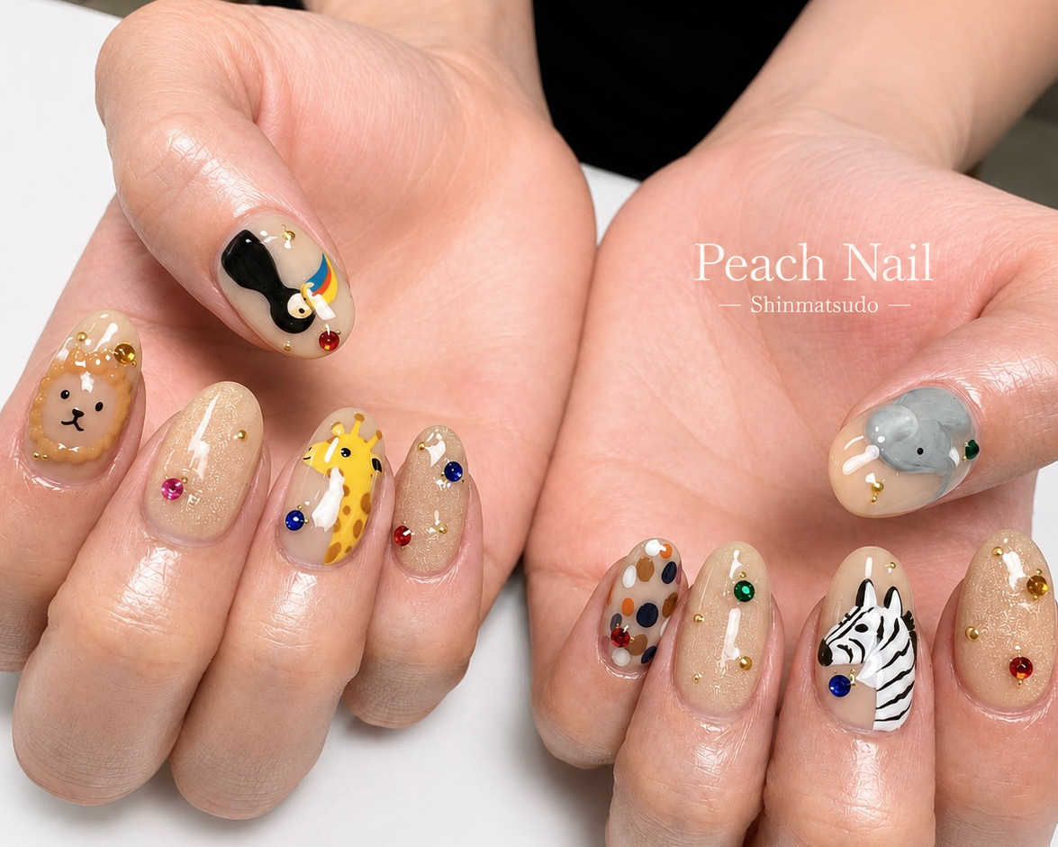 Peach_Nail