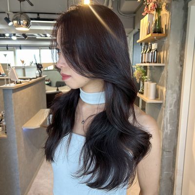 💖綺麗を維持したいお客様に💖前髪カット✖️カラー✖️AMASIAトリートメント　