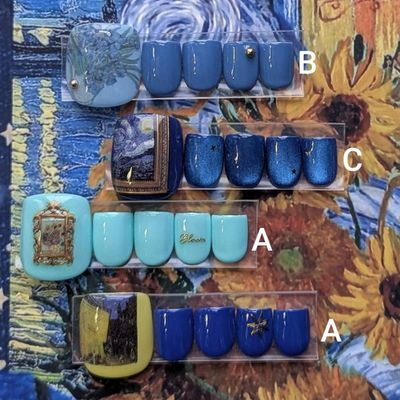 定額ネイル043/フットジェル