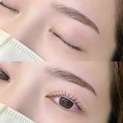 💎Naille限定｜目元まるごとプロデュース（HBL+まつ毛パーマ）¥12500