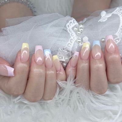 チップ長さ出し＋フレンチ 10本