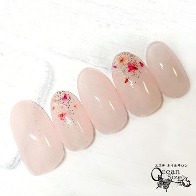 【初回】💗オフなし💗1カラー4本デザインオフィスネイルコース
