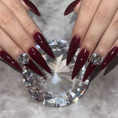 【アクリルスカルプ】ワンカラー/ラメグラ💅🏽(パーツ2つ)