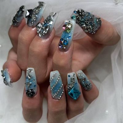 【チップ長さ出し】ゴージャス持ち込みやり放題