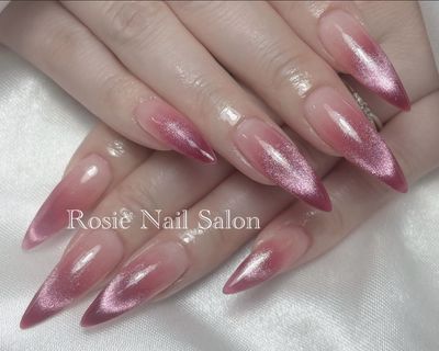 ◇新規オフ割◆《チップ長さだし》 流行中！ チークマグネットフレンチ ¥1098