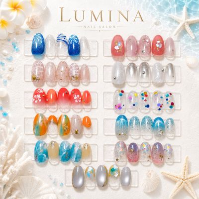 【季節ネイル】夏ネイル🌻オフ無料