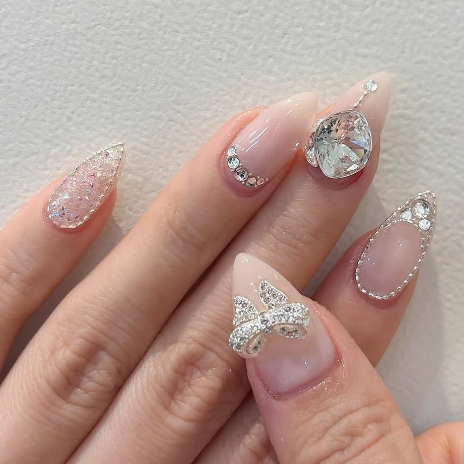 Babieblue_RibonNail