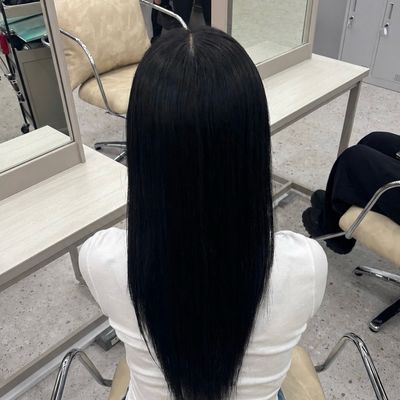 カラー＋縮毛卒業トリートメント