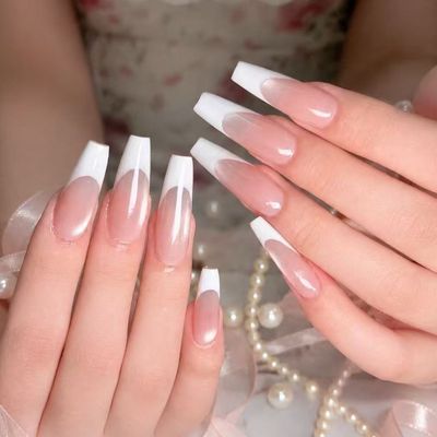 チップ長さ出し+フレンチ