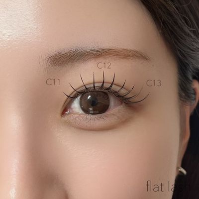 【新規】フラットラッシュ120本✨(オフ・コーティング込み)