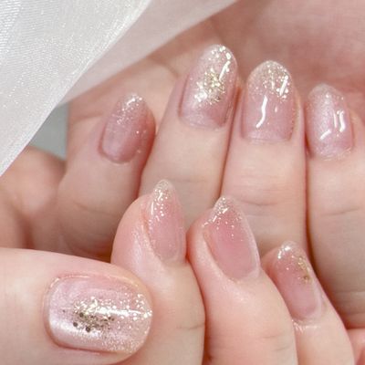 【定額デザインネイルAコース】シンプルきれい