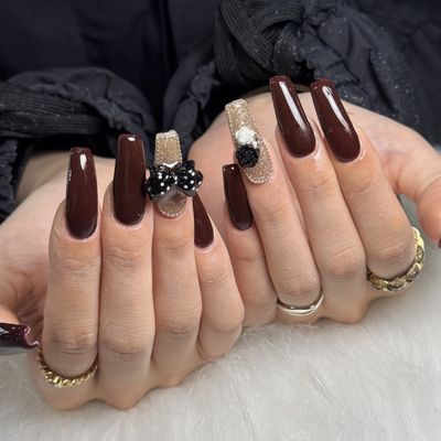 《長さ出し10本》ワンカラー💅🏻🎀【オフ・ケア込】