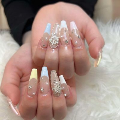 💅長さ出しフレンチデザイ