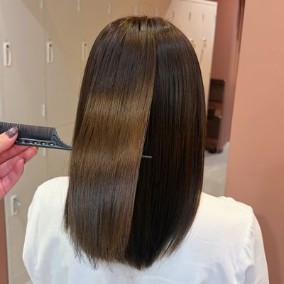 【限定価格‼️】似合わせカット＋透明感カラー＋酸性ストレート＋クイックTR🫧