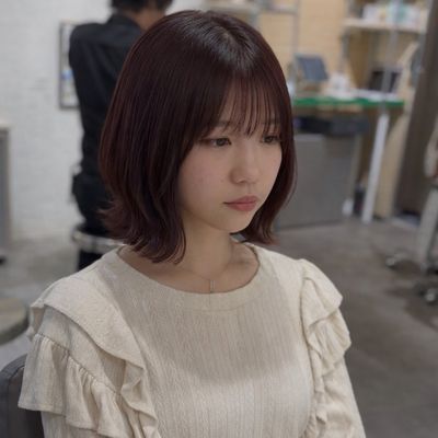 前髪縮毛矯正＋似合わせカット
