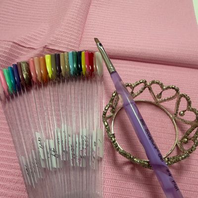 美爪育成ジェルバージョンにカラージェルをプラス