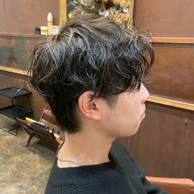 【メンズ】カット+パーマ