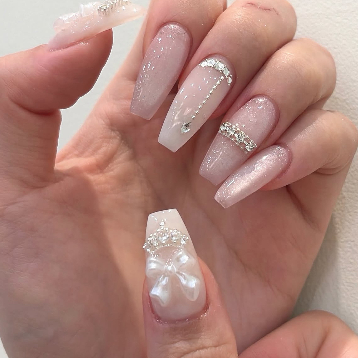 Babieblue_RibonNail
