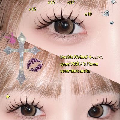 フラットラッシュ140本(オフ無料/コーティング仕上げ)