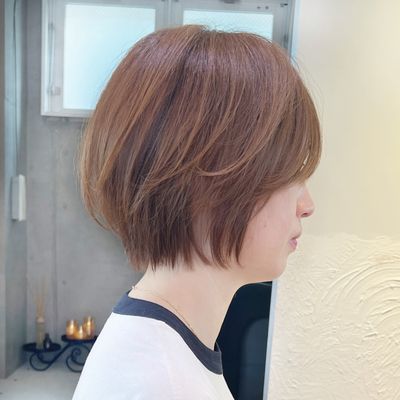 カット×地毛風ストレート