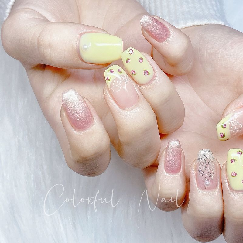 🎀Colorful Nail🎀
