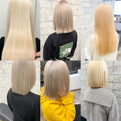 【ケアブリーチ付き】ブリーチ+カット