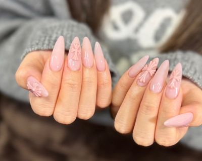 10本長さ出し&話題のクロムネイル💓ワンカラーにクロムパーツ【ジェルオフ・ケア】