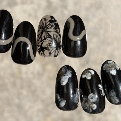 期間限定 flower nail